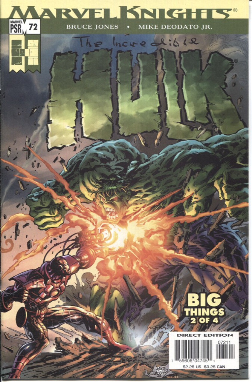 Incredible Hulk (1999 Series) #72 NM- 9.2