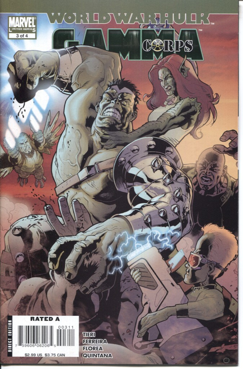 World War Hulk Gama Corps #3 NM- 9.2