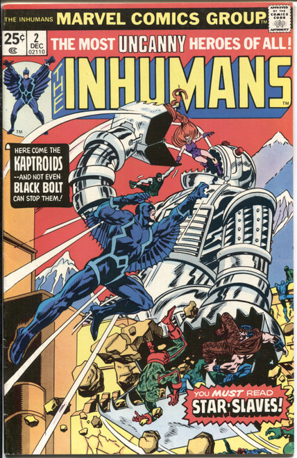 Inhumans (1975 Series) #2 VF- 7.5 Inhumans (1975 Series) #2 VF- 7.5
