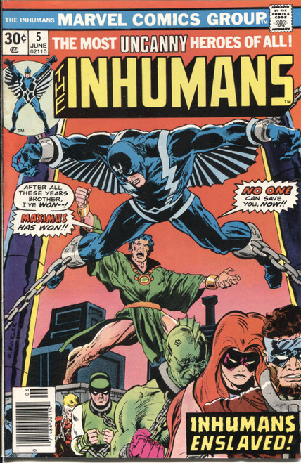 Inhumans (1975 Series) #5 Newsstand FN+ 6.5
