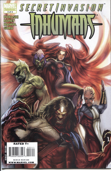 Secret Invasion Inhumans (2008 Series) #3 NM- 9.2 Secret Invasion Inhumans (2008 Series) #3 NM- 9.2