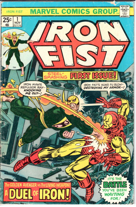 Iron Fist (1975 Series) #1 VG 4.0 Iron Fist (1975 Series) #1 VG 4.0