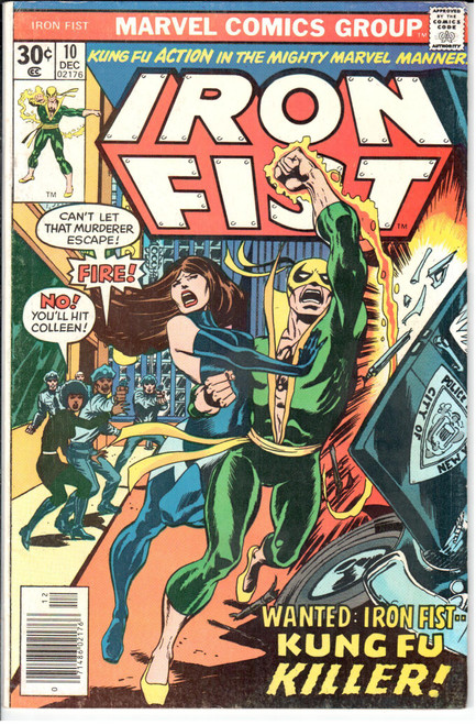 Iron Fist (1975 Series) #10 Newsstand FN/VF 7.0 Iron Fist (1975 Series) #10 Newsstand FN/VF 7.0