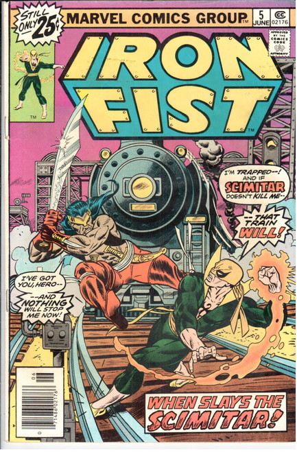 Iron Fist (1975 Series) #5 UPC VF 8.0 Iron Fist (1975 Series) #5 UPC VF 8.0