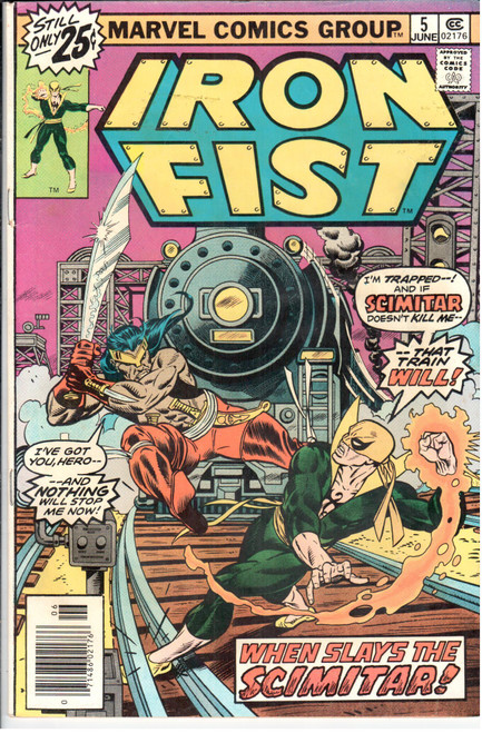 Iron Fist (1975 Series) #5 UPC VF 8.0