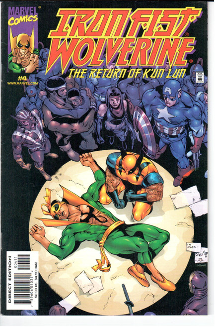Iron Fist Wolverine #4 NM- 9.2 Iron Fist Wolverine #4 NM- 9.2