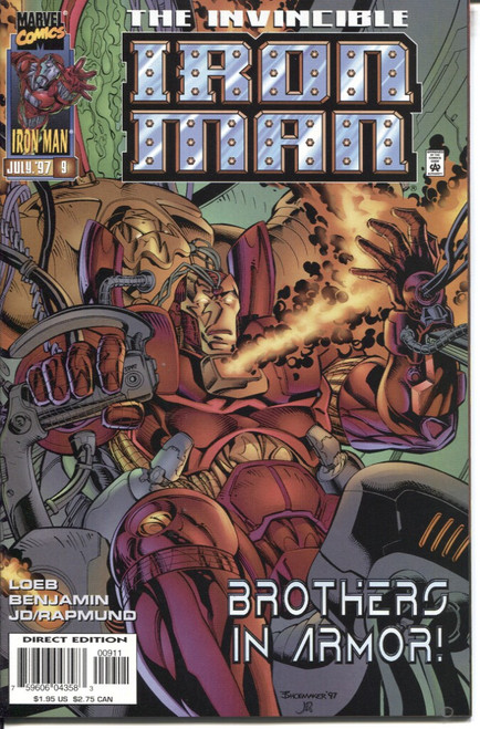 Iron Man (1996 Series) #9 #341 NM- 9.2