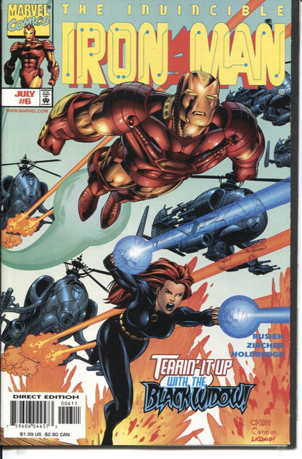 Iron Man (1998 Series) #6 #351 NM- 9.2