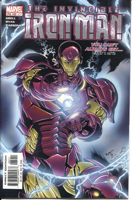 Iron Man (1998 Series) #62 #407 NM- 9.2