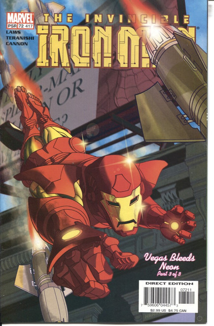 Iron Man (1998 Series) #72 #417 NM- 9.2