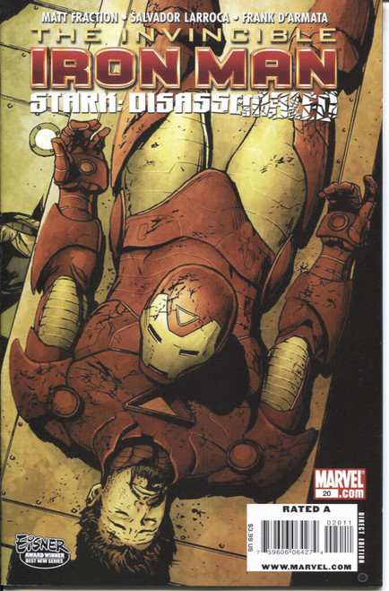 Iron Man (2008 Series) #20A #486 NM- 9.2 Iron Man (2008 Series) #20A #486 NM- 9.2