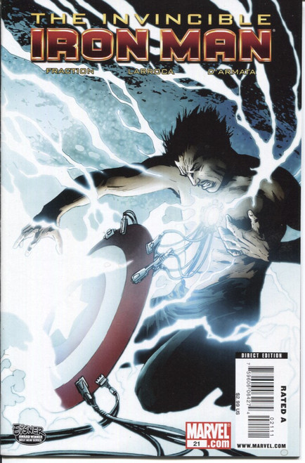 Iron Man (2008 Series) #21A #487 NM- 9.2 Iron Man (2008 Series) #21A #487 NM- 9.2