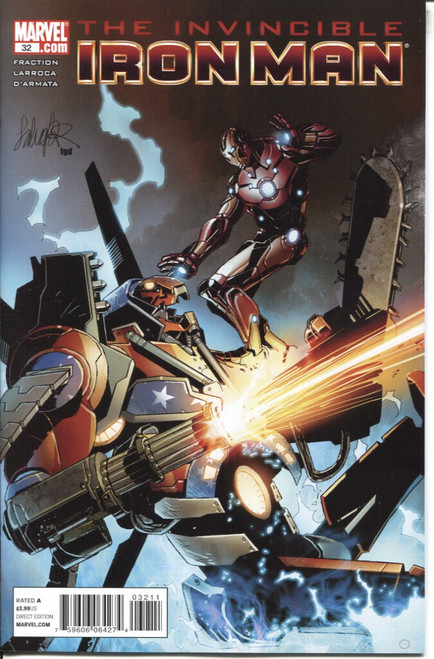 Iron Man (2008 Series) #32A #498 NM- 9.2