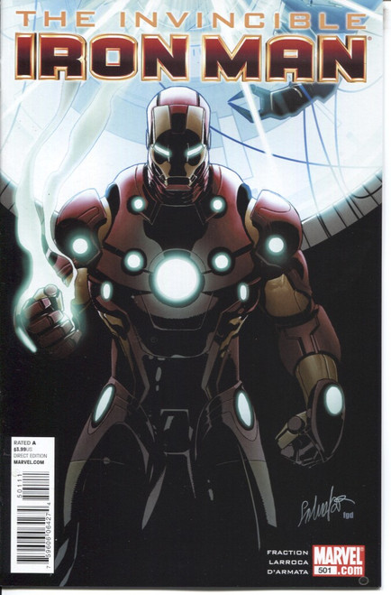 Iron Man (2008 Series) #501A NM- 9.2 Iron Man (2008 Series) #501A NM- 9.2
