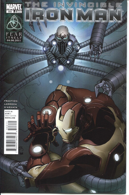Iron Man (2008 Series) #502A NM- 9.2