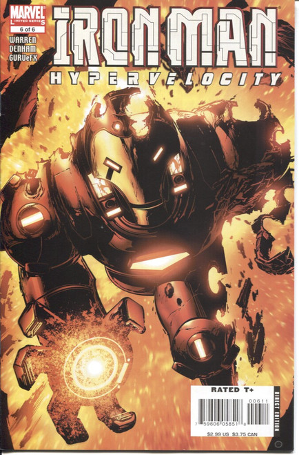 Iron Man Hypervelocity #6 NM- 9.2 Iron Man Hypervelocity #6 NM- 9.2