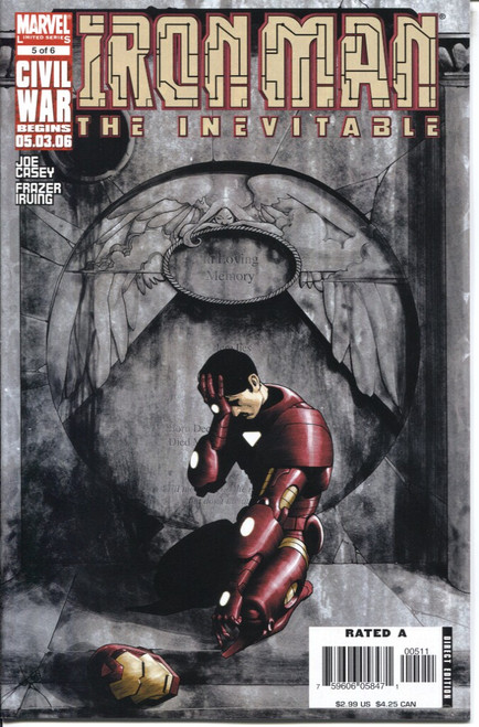 Iron Man Inevitable #5 NM- 9.2 Iron Man Inevitable #5 NM- 9.2