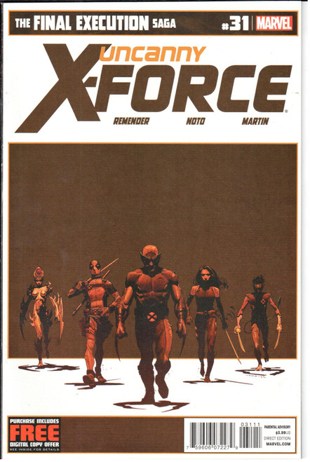 Uncanny X-Force (2010 Series) #31 NM- 9.2