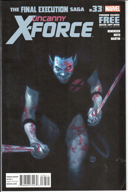 Uncanny X-Force (2010 Series) #33 VF 8.0 Uncanny X-Force (2010 Series) #33 VF 8.0