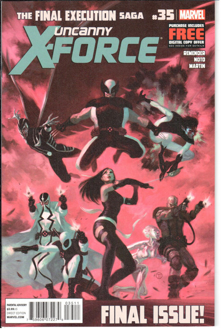 Uncanny X-Force (2010 Series) #35 NM- 9.2