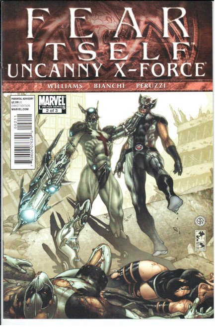 Uncanny X-Force Fear Itself #2 NM- 9.2