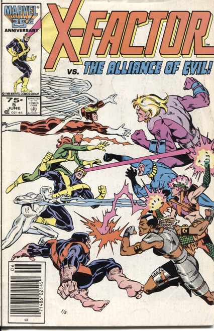X-Factor (1986 Series) #5 Newsstand VG/FN 5.0