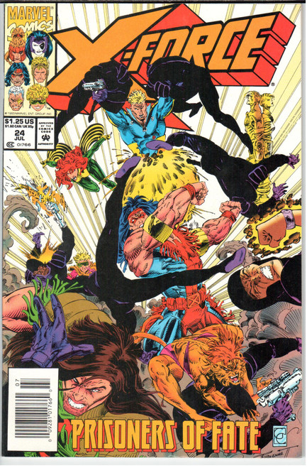 X-Force (1991 Series) #24 Newsstand NM- 9.2 X-Force (1991 Series) #24 Newsstand NM- 9.2