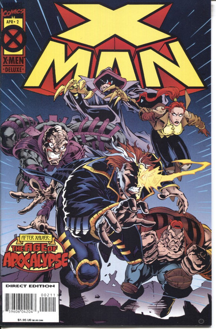 X-Man (1995 Series) #2 NM- 9.2 X-Man (1995 Series) #2 NM- 9.2