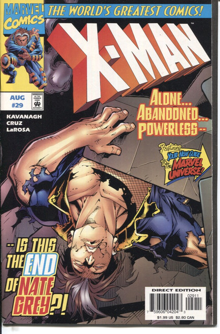 X-Man (1995 Series) #29 NM- 9.2 X-Man (1995 Series) #29 NM- 9.2