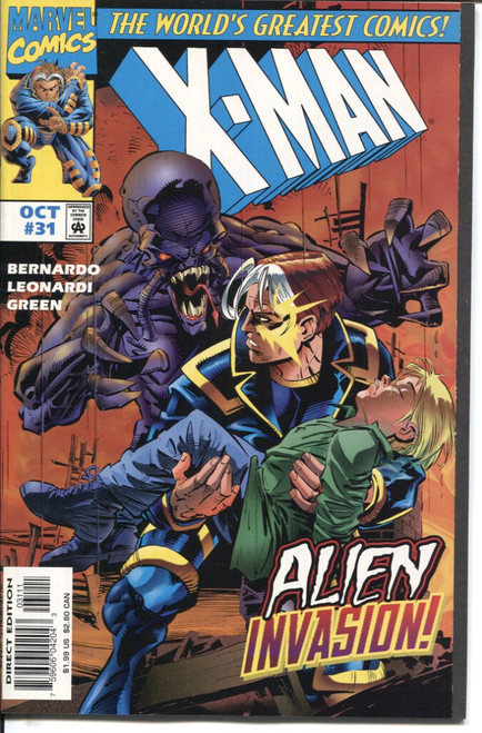X-Man (1995 Series) #31 NM- 9.2 X-Man (1995 Series) #31 NM- 9.2