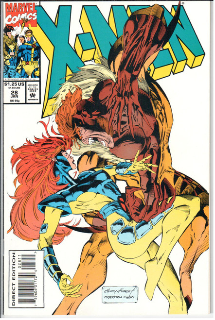 X-Men (1991 Series) #28 NM- 9.2 X-Men (1991 Series) #28 NM- 9.2