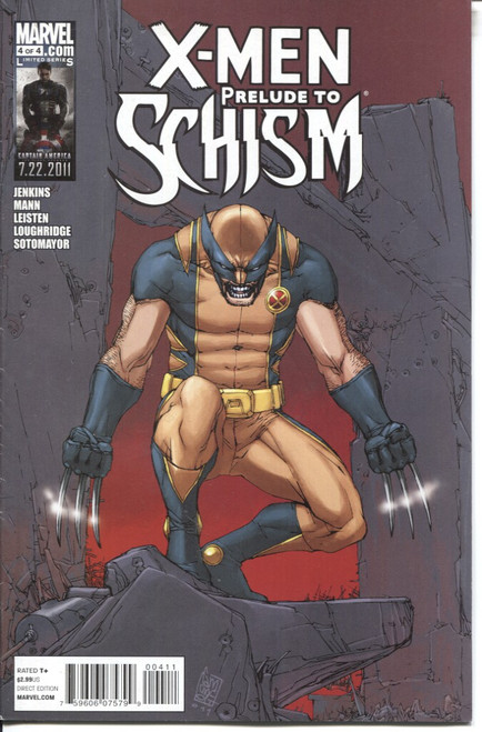 X-Men Prelude to Schism #4 NM- 9.2 X-Men Prelude to Schism #4 NM- 9.2