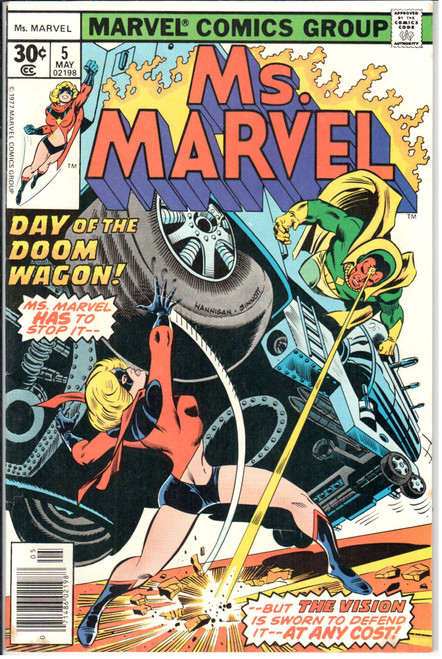 Ms. Marvel (1977 Series) #5 Newsstand VF- 7.5 Ms. Marvel (1977 Series) #5 Newsstand VF- 7.5