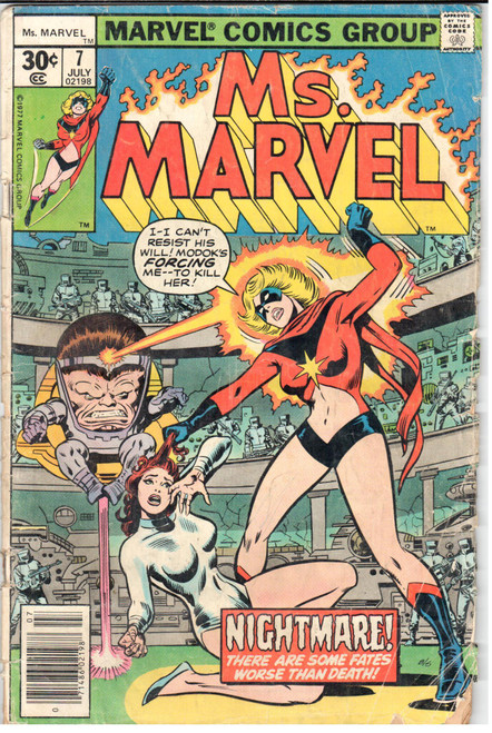 Ms. Marvel (1977 Series) #7 Newsstand GD+ 2.5 Ms. Marvel (1977 Series) #7 Newsstand GD+ 2.5