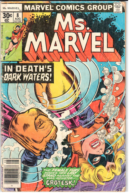 Ms. Marvel (1977 Series) #8 Newsstand GD 2.0 Ms. Marvel (1977 Series) #8 Newsstand GD 2.0