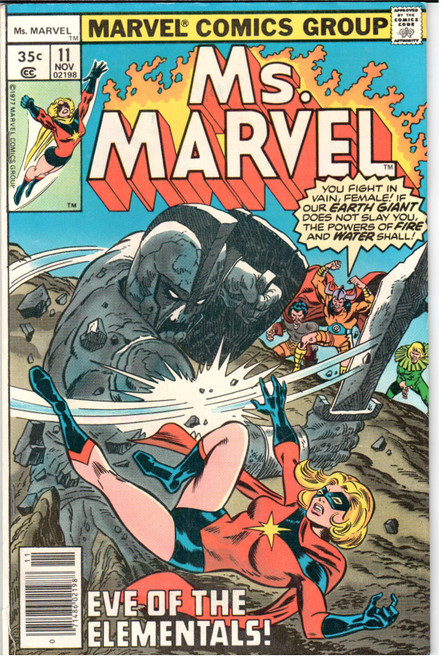 Ms. Marvel (1977 Series) #11 Newsstand FN- 5.5 Ms. Marvel (1977 Series) #11 Newsstand FN- 5.5