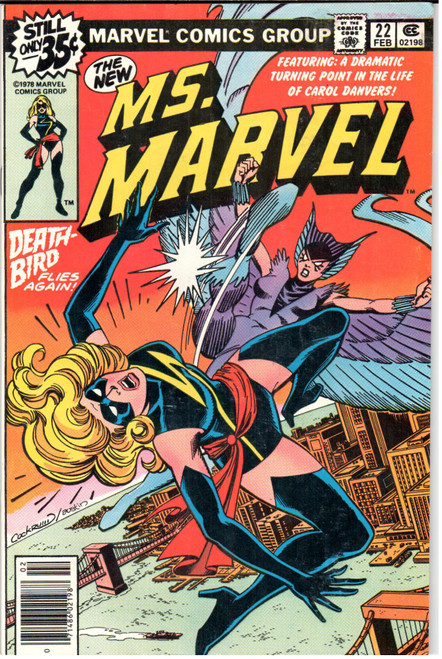Ms. Marvel (1977 Series) #22 Newsstand VF/NM 9.0 Ms. Marvel (1977 Series) #22 Newsstand VF/NM 9.0
