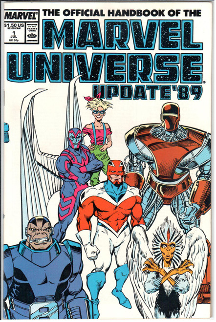 Marvel Universe Official Handbook Update '89 #1 VG 4.0 Marvel Universe Official Handbook Update '89 #1 VG 4.0