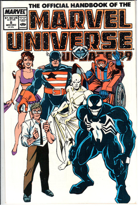Marvel Universe Official Handbook Update '89 #8 NM- 9.2 Marvel Universe Official Handbook Update '89 #8 NM- 9.2