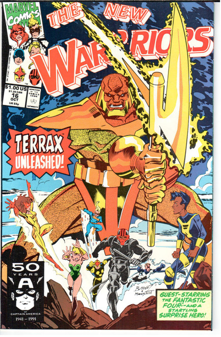 New Warriors (1990 Series) #16 NM- 9.2