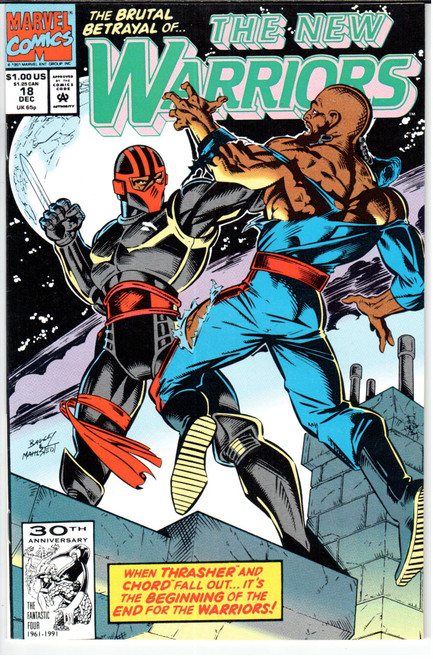 New Warriors (1990 Series) #18 NM- 9.2