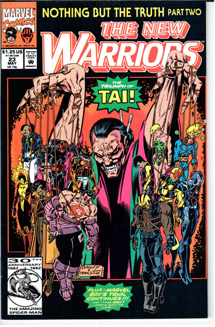 New Warriors (1990 Series) #23 NM- 9.2