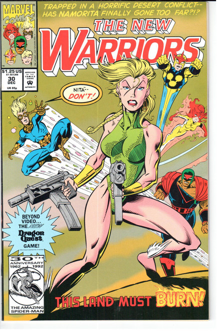 New Warriors (1990 Series) #30 NM- 9.2