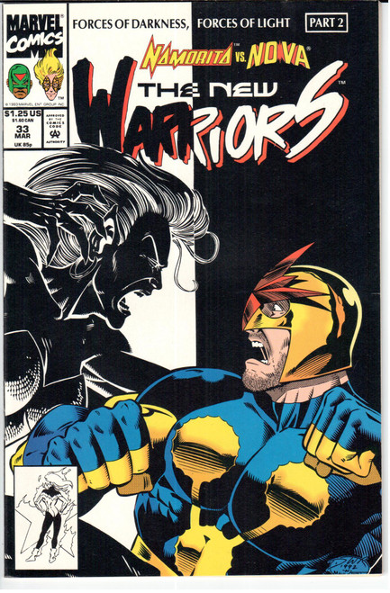 New Warriors (1990 Series) #33 NM- 9.2 New Warriors (1990 Series) #33 NM- 9.2