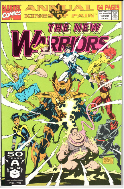 New Warriors (1990 Series) #1 Annual NM- 9.2 New Warriors (1990 Series) #1 Annual NM- 9.2