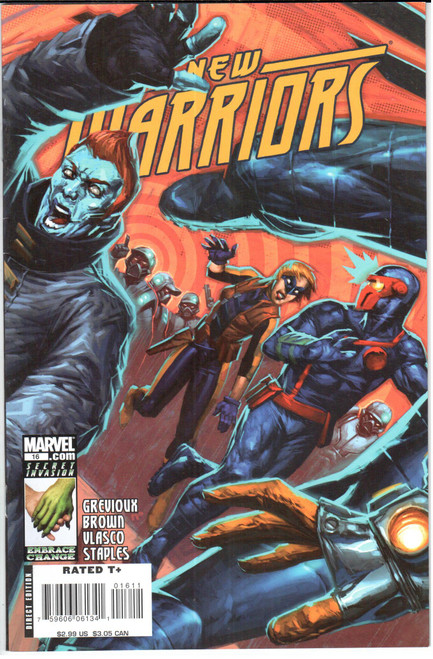 New Warriors (2007 Series) #16 NM- 9.2