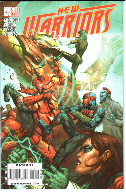 New Warriors (2007 Series) #19 NM- 9.2 New Warriors (2007 Series) #19 NM- 9.2