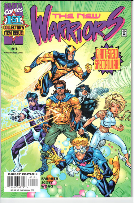 New Warriors (1999 Series) #1 NM- 9.2 New Warriors (1999 Series) #1 NM- 9.2