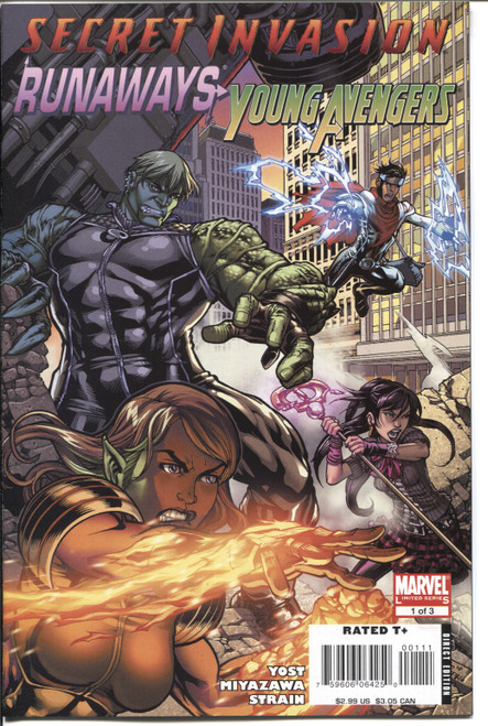 Runaways Young Avengers Secret Invasion #1 NM- 9.2 Runaways Young Avengers Secret Invasion #1 NM- 9.2