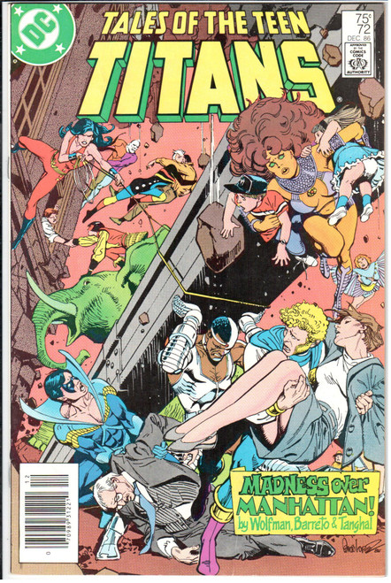 Tales of the Teen Titans (1980 Series) #72 Newsstand VF 8.0